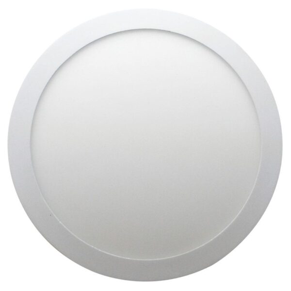 PANEL LED 24W REDONDO INCRUSTAR LUZ DIA TITANIUM (6500K) Item: 10414B