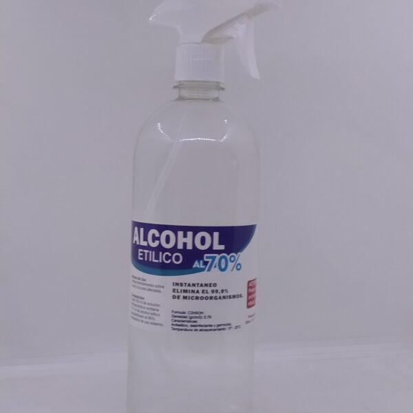 ALCOHOL AL 70% X 1 LT CON VALVULA ADONAI