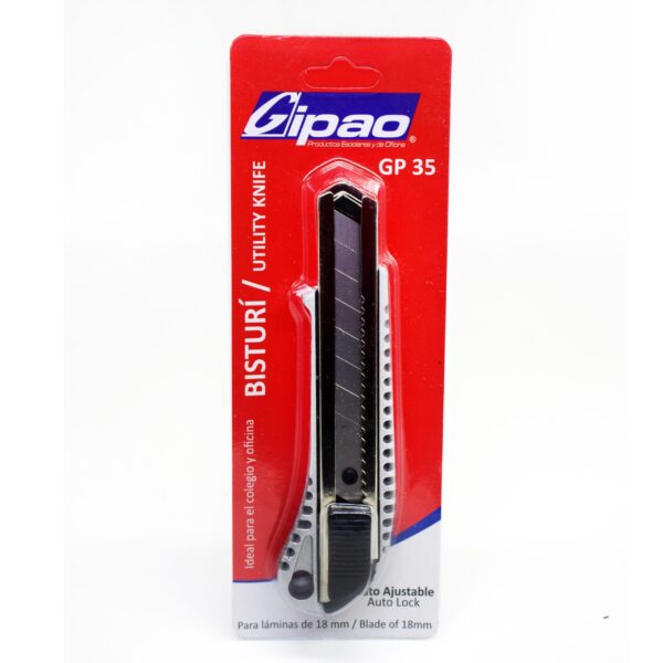 BISTURI METALICO 18MM GP-35 GIPAO