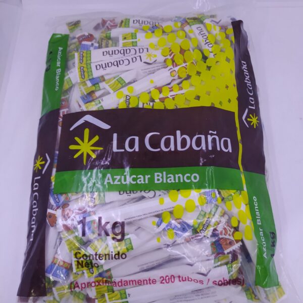 AZUCAR BLANCA LA CABAÑA *200 SOBRES