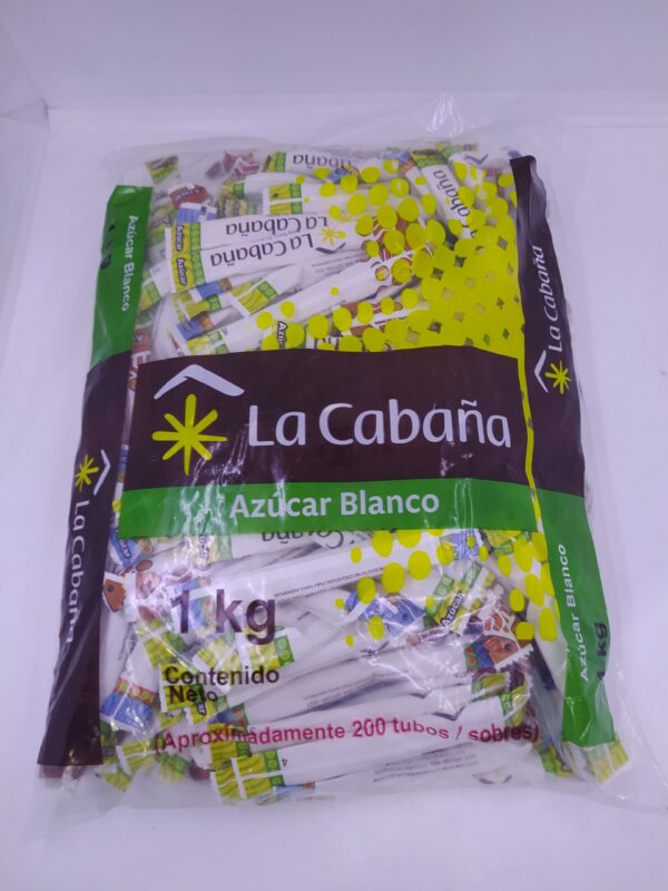 AZUCAR BLANCA LA CABAÑA *200 SOBRES