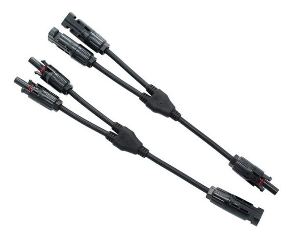 JUEGO DE CONECTORES MC4 CABLE 6MM HEMBRA Y MACHO
