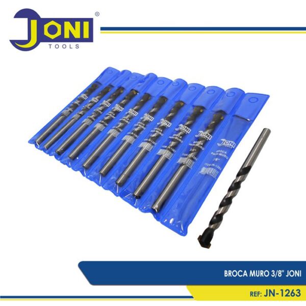 BROCA MURO 3/8" JONI JN1263