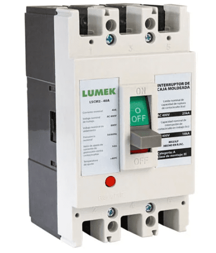 CAJA MOLDEADA 3X40A 25K LUMEK