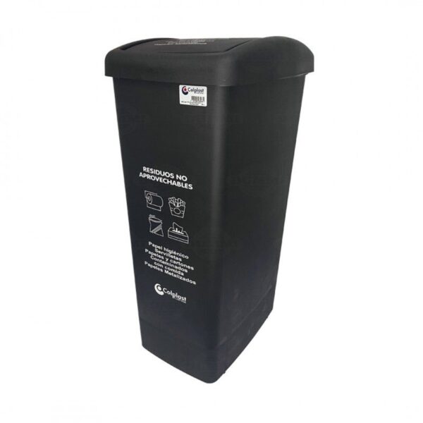CANECA NEGRA COLPLAST 55 LTRS