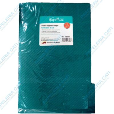 CARPETA LEGAJADORA OFICIO KEEPERMATE VERDE