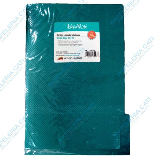 CARPETA LEGAJADORA OFICIO KEEPERMATE VERDE