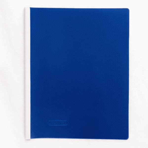 CARPETA PLASTICA BISELADA CARTA AZUL