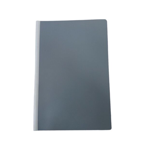 CARPETA PLASTICA BISELADA CARTA GRIS