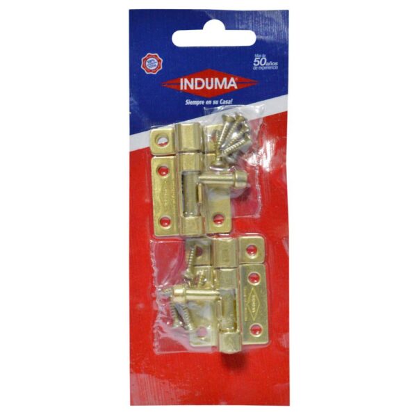 PASADOR COBRE INDUMA 1 1/2 C.18 X PAR (LATONADO)(T1502-0006) Item: 8345