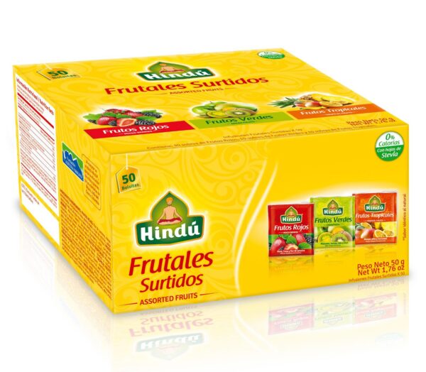 AROMATICA HINDU FRUTOS SURTIDOS X 50 Unidades X50G