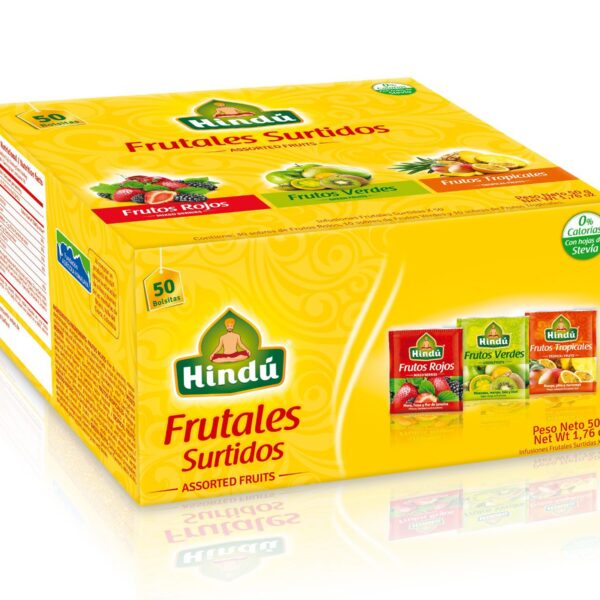 AROMATICA HINDU FRUTOS SURTIDOS X 50 Unidades X50G