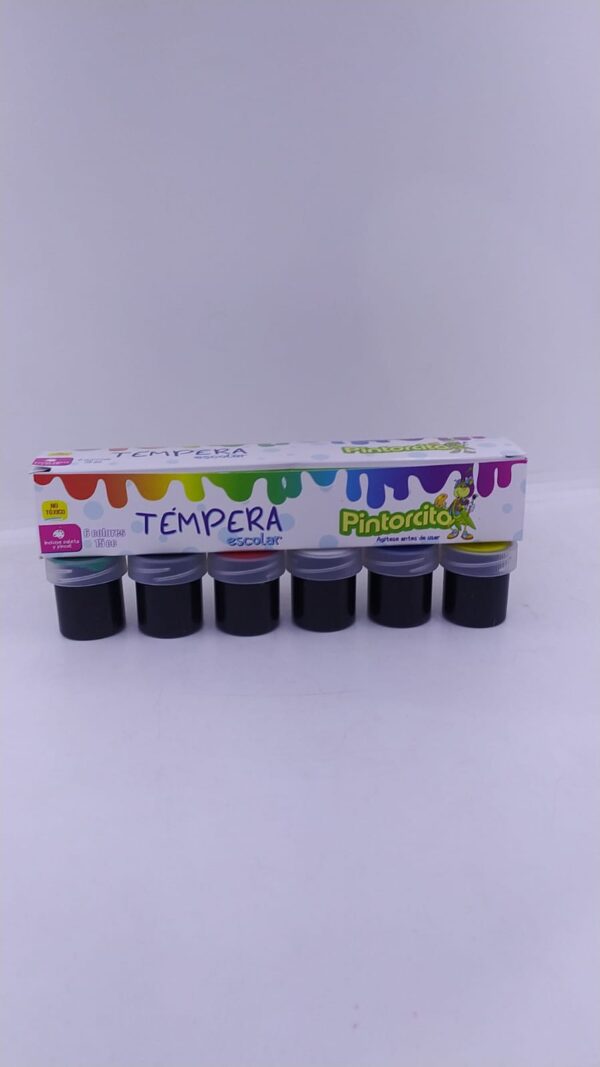 TEMPERA *6 COLORES PINTORCITO