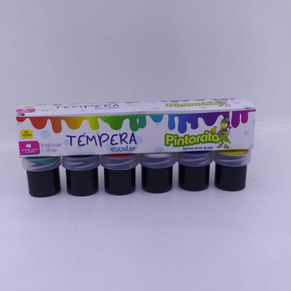 TEMPERA *6 COLORES PINTORCITO