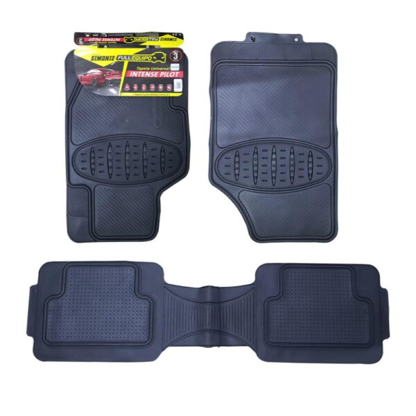 TAPETE PARA AUTO PVC UNIVERSAL TKC T/PESADO X3 NEGRO (203688 Item: 11392