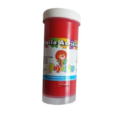 VINILO 125G ROJO PAYASITO