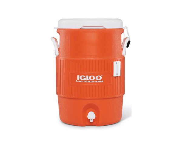 TERMO CON VALVULA POLIPROPILENO NARANJA 18.9 LITROS