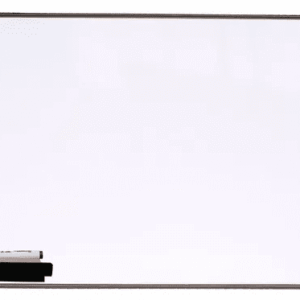 TABLERO ACRILICO MARCO ALUMINIO NATURAL 1/4 DE CIRCULO LISO 3.00 * 1.20 CON PORTA BORRADOR