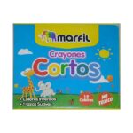 CRAYONES CORTOS MARFIL *12 COLORES