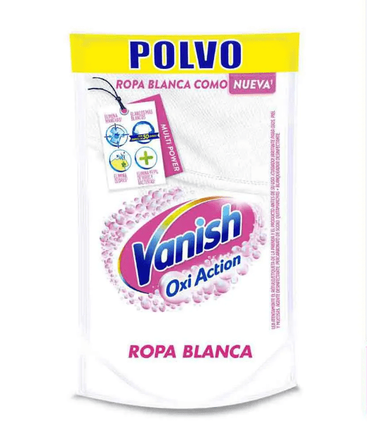 DESMANCHADOR POLVO VANISH BLAN 120 GR