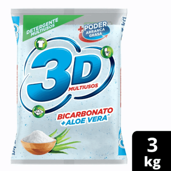 DETERGENTE EN POLVO 3KG
