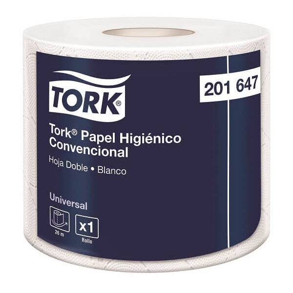 PAPEL HIGIÉNICO CONVENCIONAL UNIVERSAL HOJA DOBLE 27M *24 ROLLOS