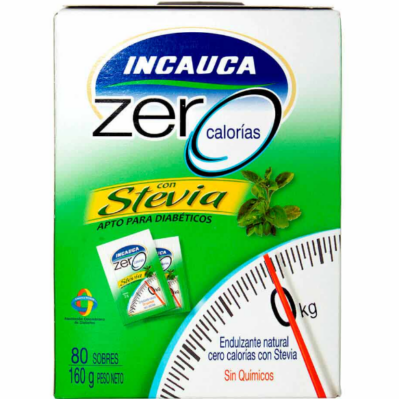 ENDULZANTE EN SOBRES CON STEVIA INCAUCA 250g