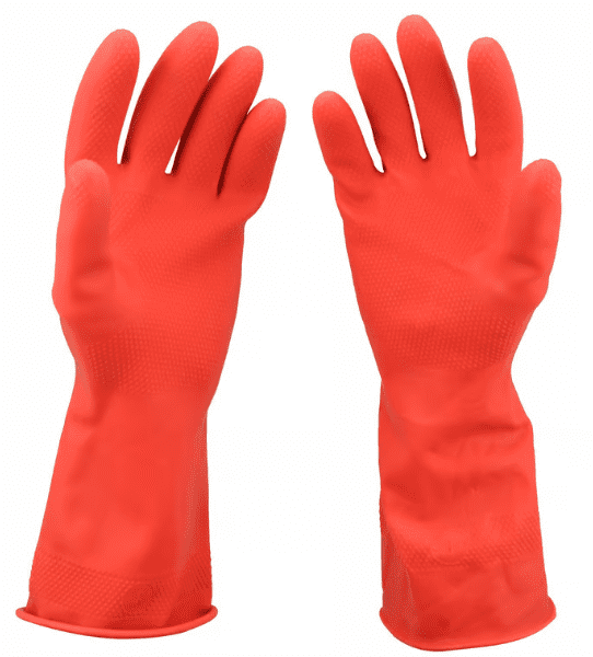 GUANTES ROJO DOMESTICOS TALLA 8