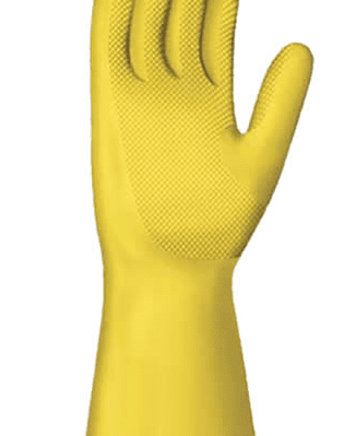 GUANTES DOMESTICO AMARILLO TALLA 9 TASK