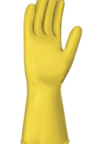 GUANTES DOMESTICO AMARILLO TALLA 9 TASK