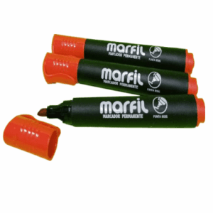 MARCADOR PERMANENTE ROJO MARFIL
