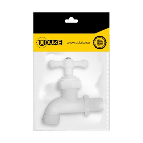 LLAVE JARDIN GRIFO PLASTICO UDUKE BLANCO 7002
