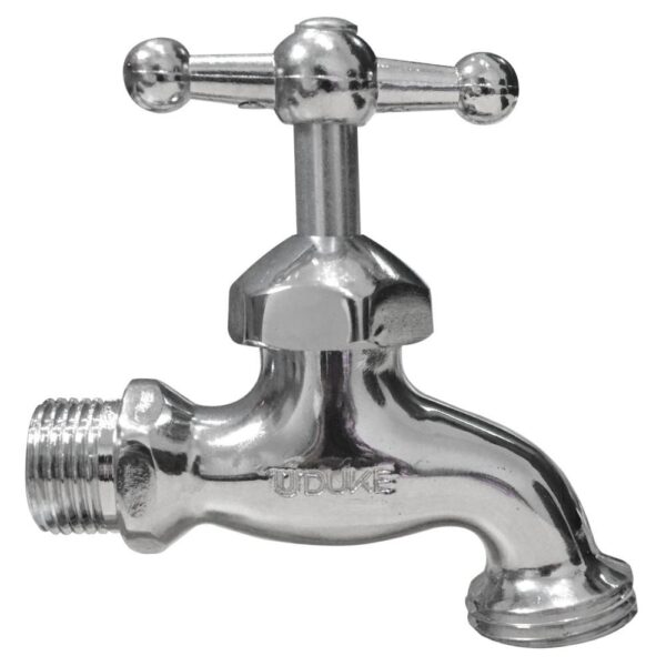LLAVE GRIFO CROMADO UDUKE EN CAJA CHAPOLA METALICA 3864