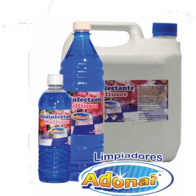 DESINFECTANTE MULTIUSOS AROMAS SURTIDOS X 4 LT ADONAI