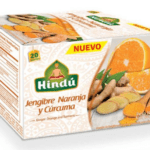 AROMATICA HINDU FRUTOS JENGIBRE NARANJA Y CURCUMA X20 SOBRES