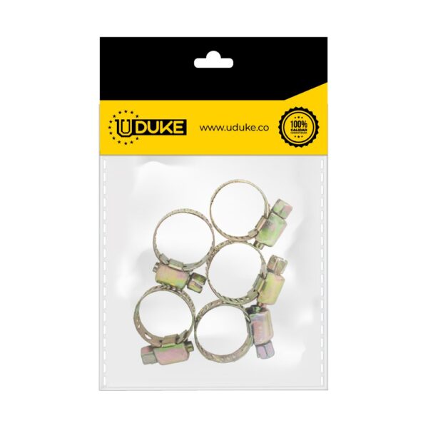 ABRAZADERA AMARILLA (5/8) OJO 3/8 GAS (HT40010)