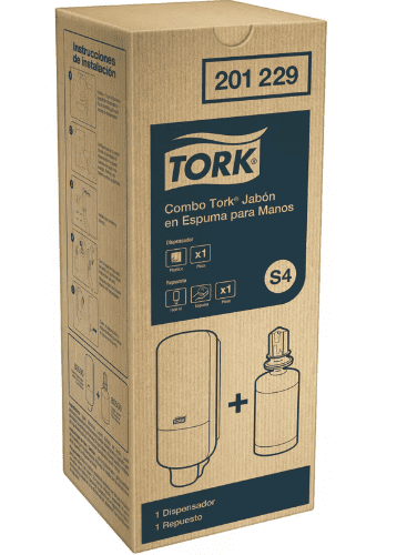 COMBO DISPENSADOR + JABON EN ESPUMA X 1000Ml TORK COD: 656884
