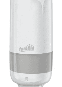 DISPENSADOR DE GEL ANTIBACTERIAL/JABON LIQUIDO PLASTICO BLANCO 1000 Ml DE 12x30 CM COD: 256025