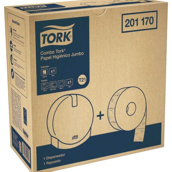 COMBO DISPENSADOR PH JUMBO + PH JUMBO TORK