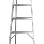 Escalera de Aluminio 7 Peldanos Cap 150 Kilos Uso Industrial Uduke con Plataforma 227 Cms (HT1317)