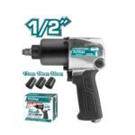 PISTOLA IMPACTO 1/2" NEUMATICA INDUSTRIAL INCLUYE 3 COPAS  TOTAL (TAT40122)