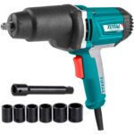 Pistola Impacto Electrica 1050W 120V Industrial Caja de Engranajes en Aluminio 550NM Total (UTIW10101)