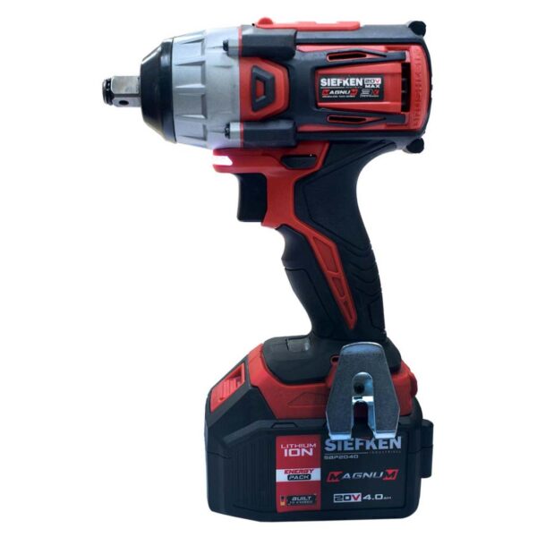 PISTOLA IMPACTO INALAMBRICA SIEFKEN MAGNUM 1/2 20V 1 BATERIA 4AH (SBS005)