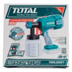 PISTOLA PINTAR INALAMBRICA 800ML 20V BATERIA Y CARGADOR NO INCLUIDO TOTAL (TSGLI2001)