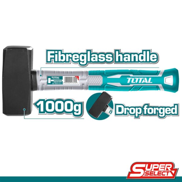 PORRA 2 LB HIERRO MANGO FIBRA DE VIDRIO SUPER SELECT TOTAL (THTS721000)
