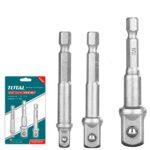 PUNTA EXTENSION MAGNETICA PARA TALADRO X 3PCS (1/4-3/8-1/2) TOTAL (TAC273651)