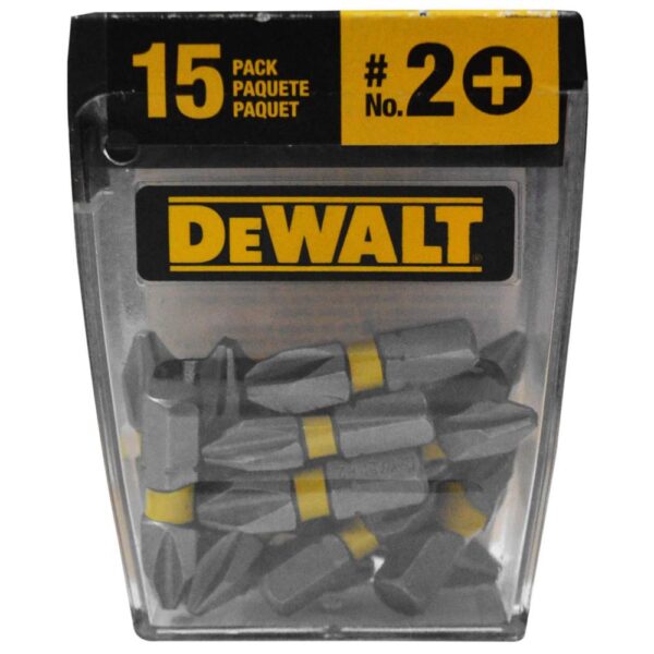 PUNTAS TALADRO DEWALT X 15 ESTUCHE (JUEGO) (DWA1PH2MF15)