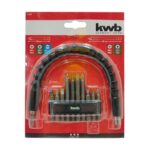 Puntas Taladro Juego x 10 Pzs + Eje Flexible Kwb (49113990)