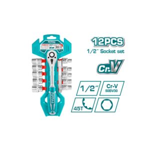 Rache con Copas 1/2 x 12 Pzs Industrial Total (THT141121)