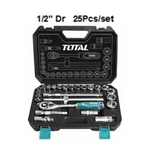 Rache con Copas 1/2 x 25 Pzs Industrial Total (THT121251)